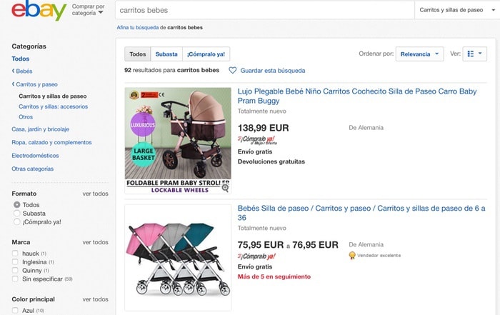 carritos bebes de segunda mano y nuevos en eBay España