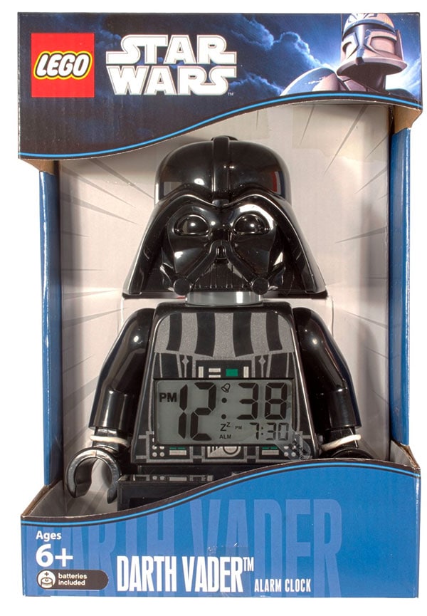 Despertador digital de Darth Vader en Lego