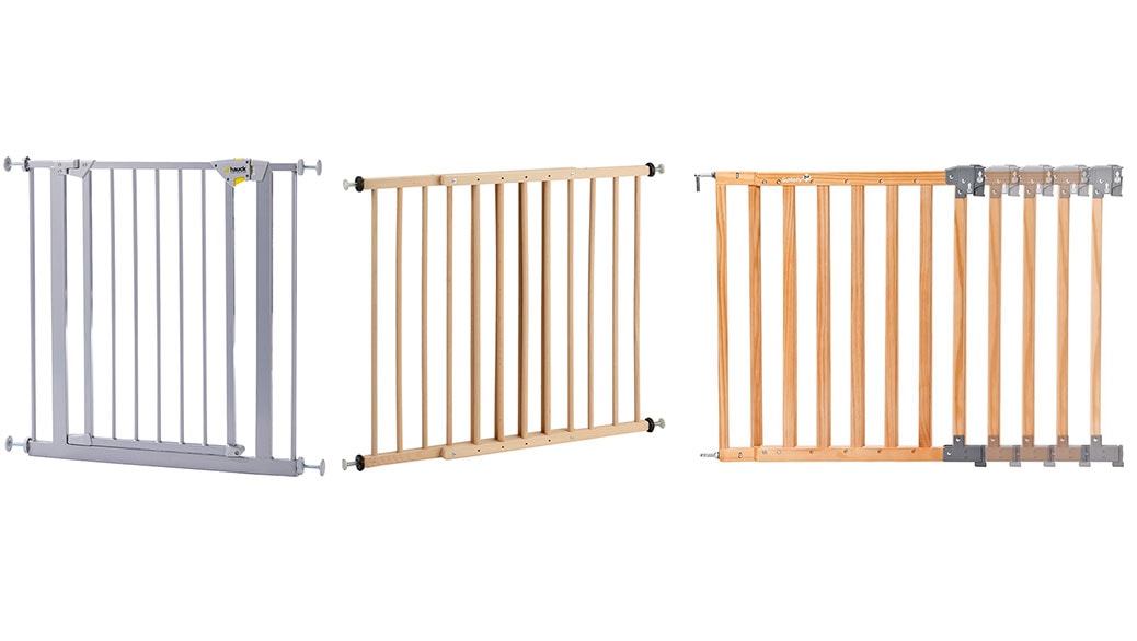 Barreras de seguridad para niños: Hauck 597101 vs Reer KH110 vs Safety 1st 24700104 Simply Swing XL