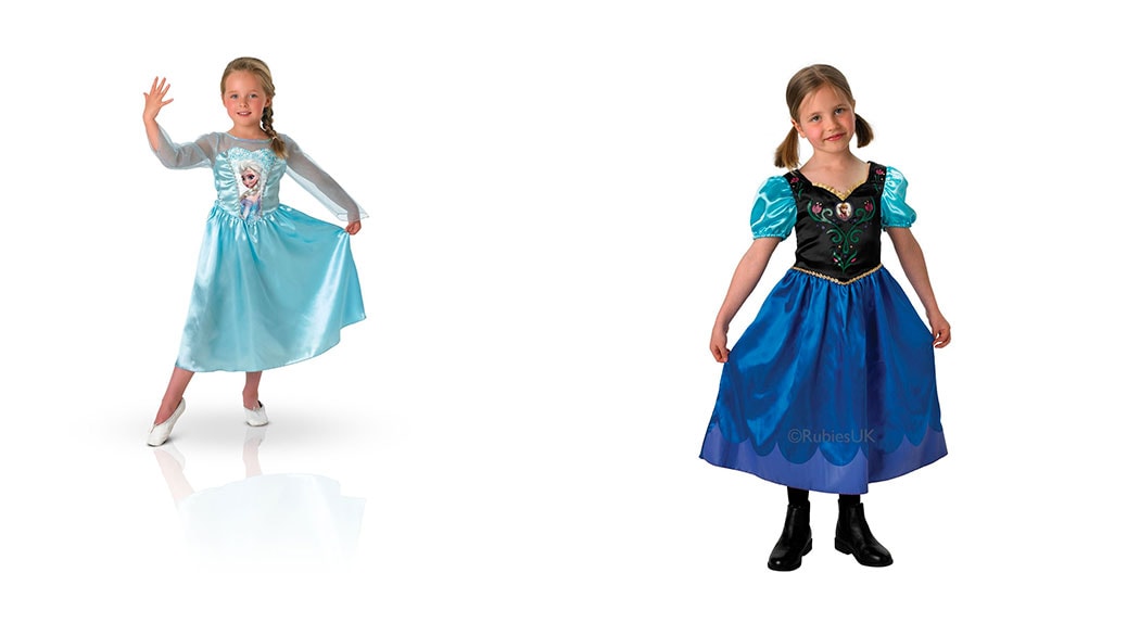 Disfraces de Elsa y Anna (Frozen) por menos de 25 euros