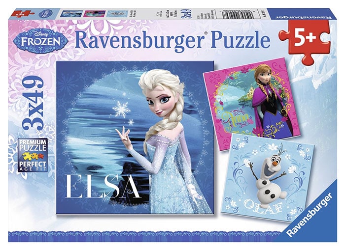 puzzle frozen 3x49 piezas