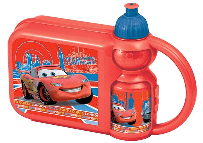 Spel 004520 Disney Cars 2 - Fiambrera para almuerzo con botella