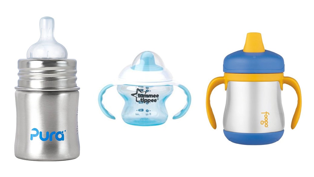 Vasos y termos para bebés: Pura Kiki vs Tommee Tippee Explora First Sips vs Thermos Foogo Fases Sippy Cup