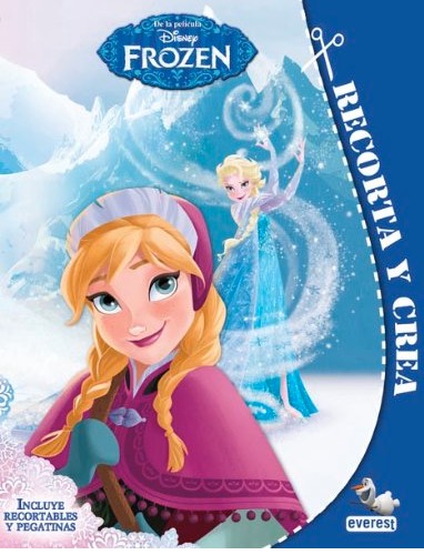 Frozen: Libro con recortables y pegatinas