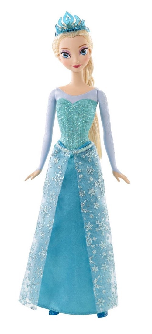 muñeca de Frozen Elsa purpurina (Mattel MATCFB73)