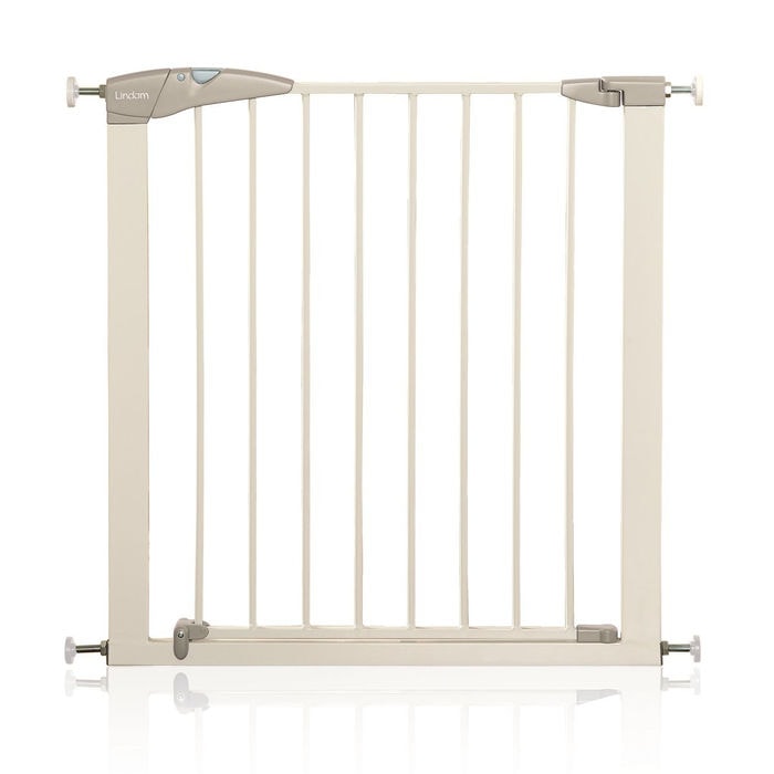 Lindam - Barrera de seguridad con puerta (75-82cm)