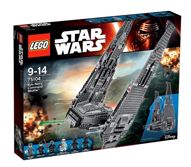 Mención especial: LEGO Star Wars - Nave de Combate de Kylo Ren, multicolor (75104)