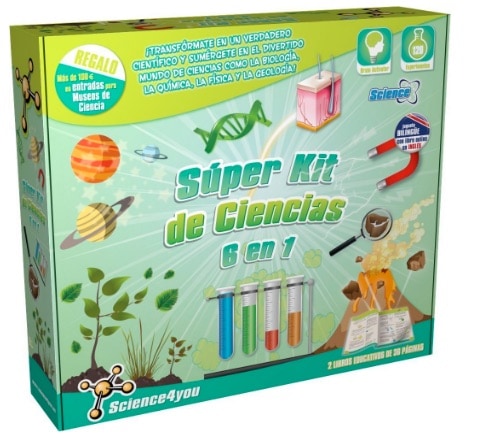 Science4you - Súper kit de ciencias 6 en 1 - juguete científico y educativo
