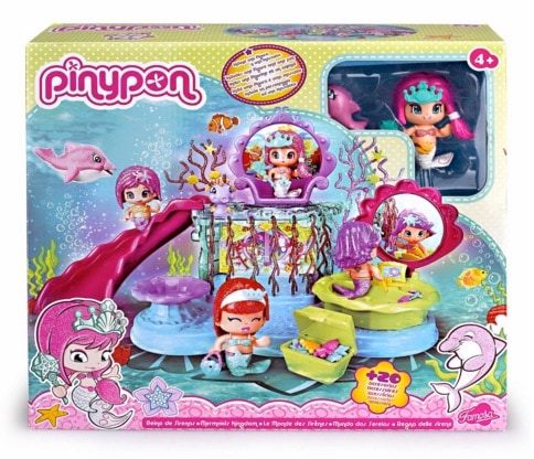 Pinypon - Reino sirenas, muñeco con 20 accesorios
