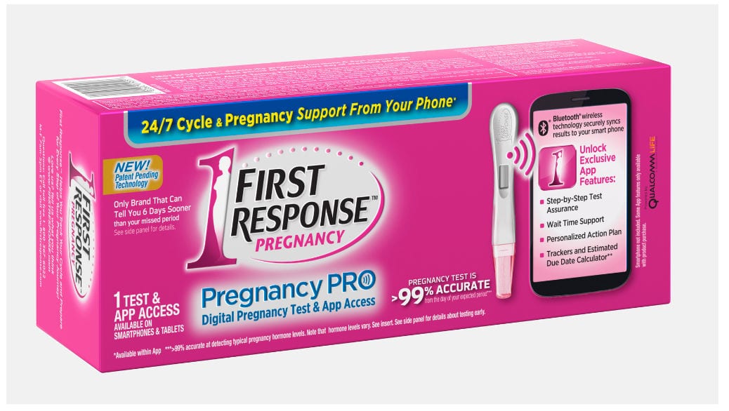 First Response, el primer test de embarazo con tecnología bluetooth y aplicación para smartphones