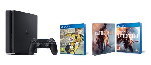 PS4 SLIM: ofertas de packs consola + videojuegos