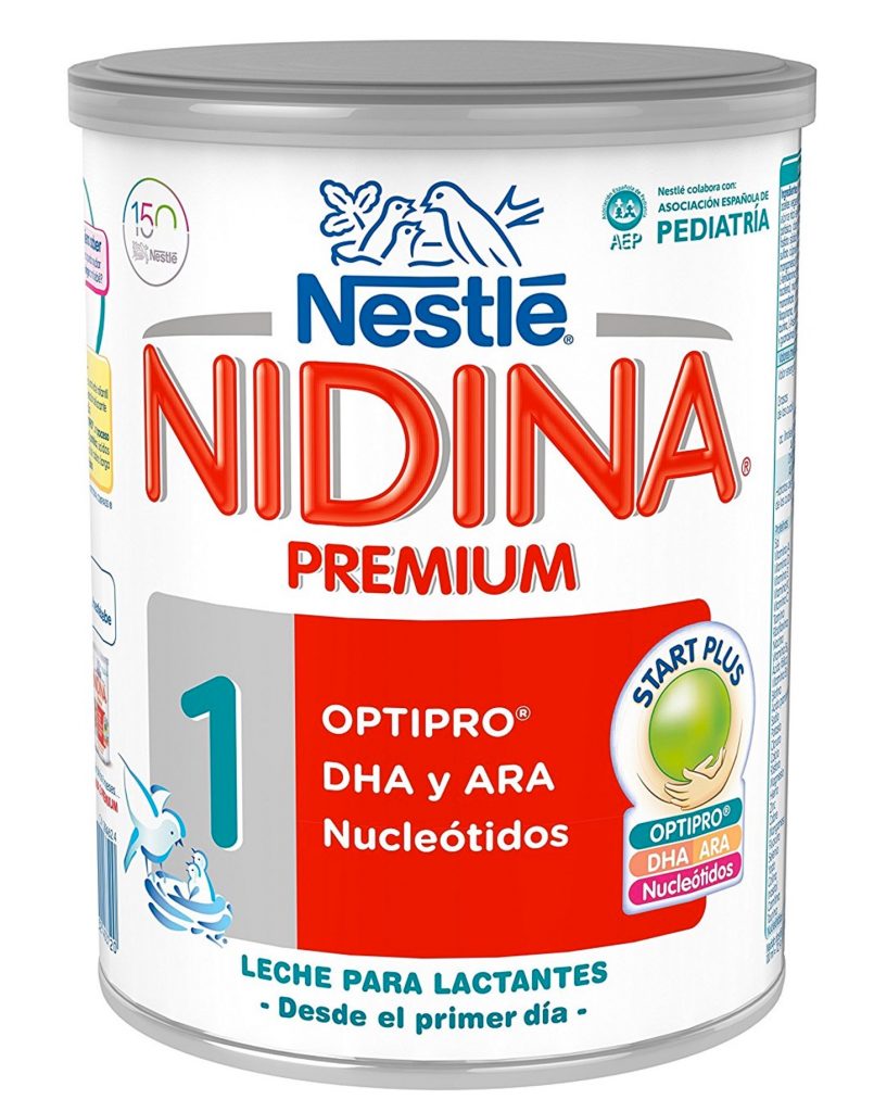 Nidina - 1 Premium Leche en polvo para lactantes - 800 g