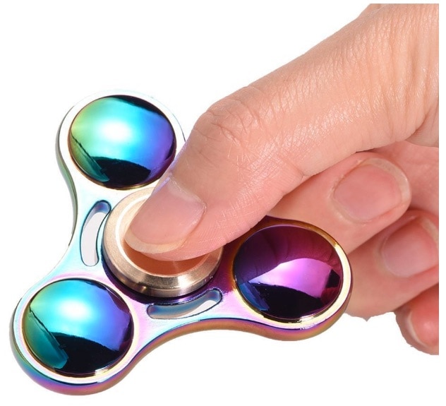TANAINA Tri Fidget Hand Spinner de colores