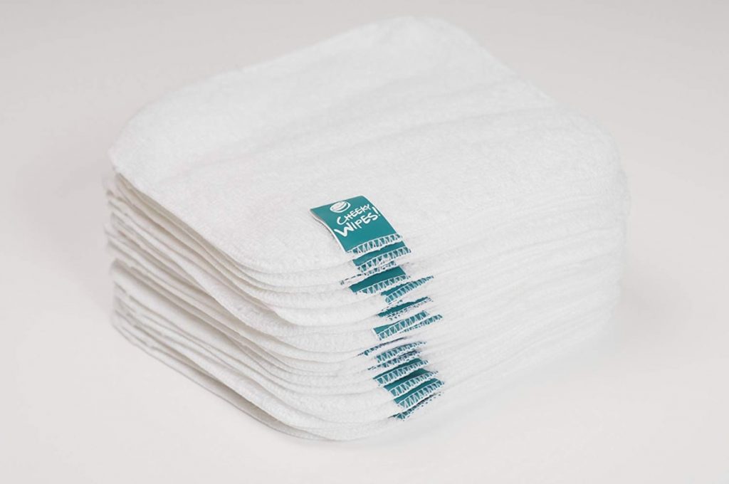 Cheeky Wipes - Toallitas reutilizables de algodón para bebé, 25 unidades