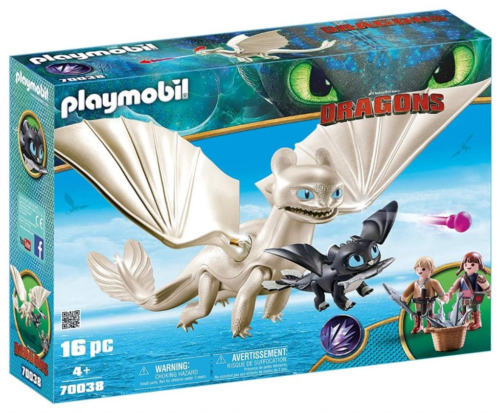 Playmobil Furia Diurna y Bebé Dragón con Niños