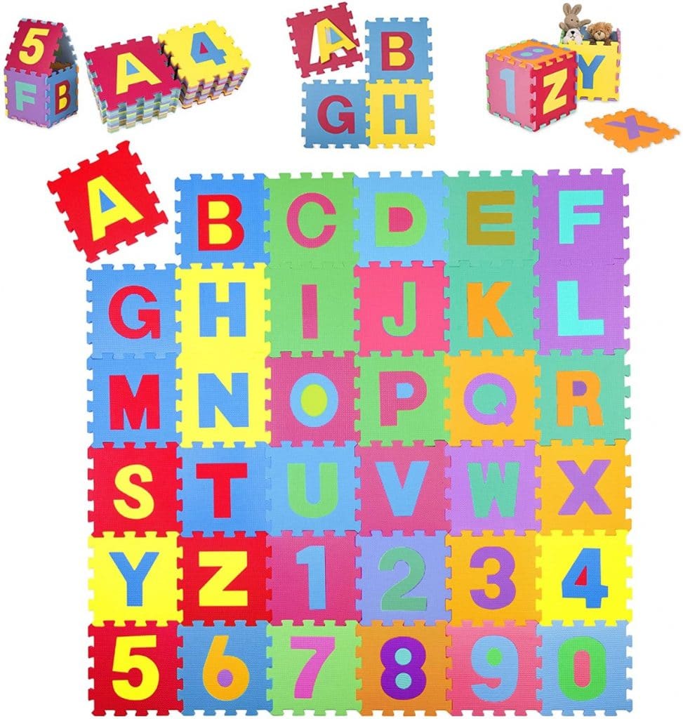 Alfombra puzzle para niños de Kiduku