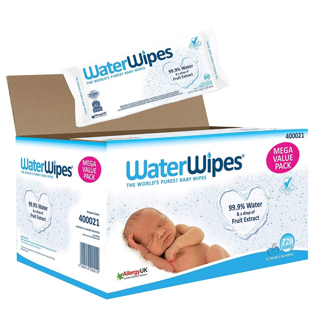 WaterWipes Toallitas para pieles sensible de Bebé