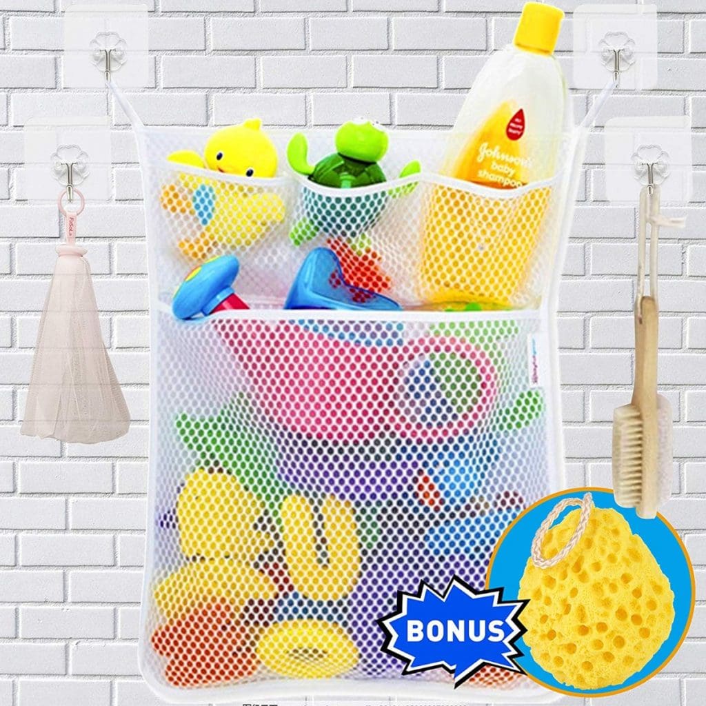 Bolsa de almacenamiento de juguetes de baño de Wemk