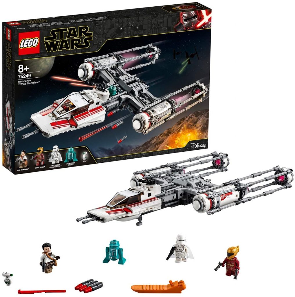 LEGO Star Wars TM - Caza Estelar Ala-Y de la Resistencia 