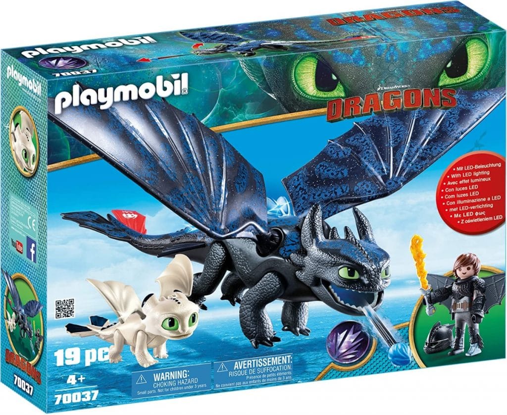 PLAYMOBIL DreamWorks Dragons Hipo y Desdentao con Bebé Dragón