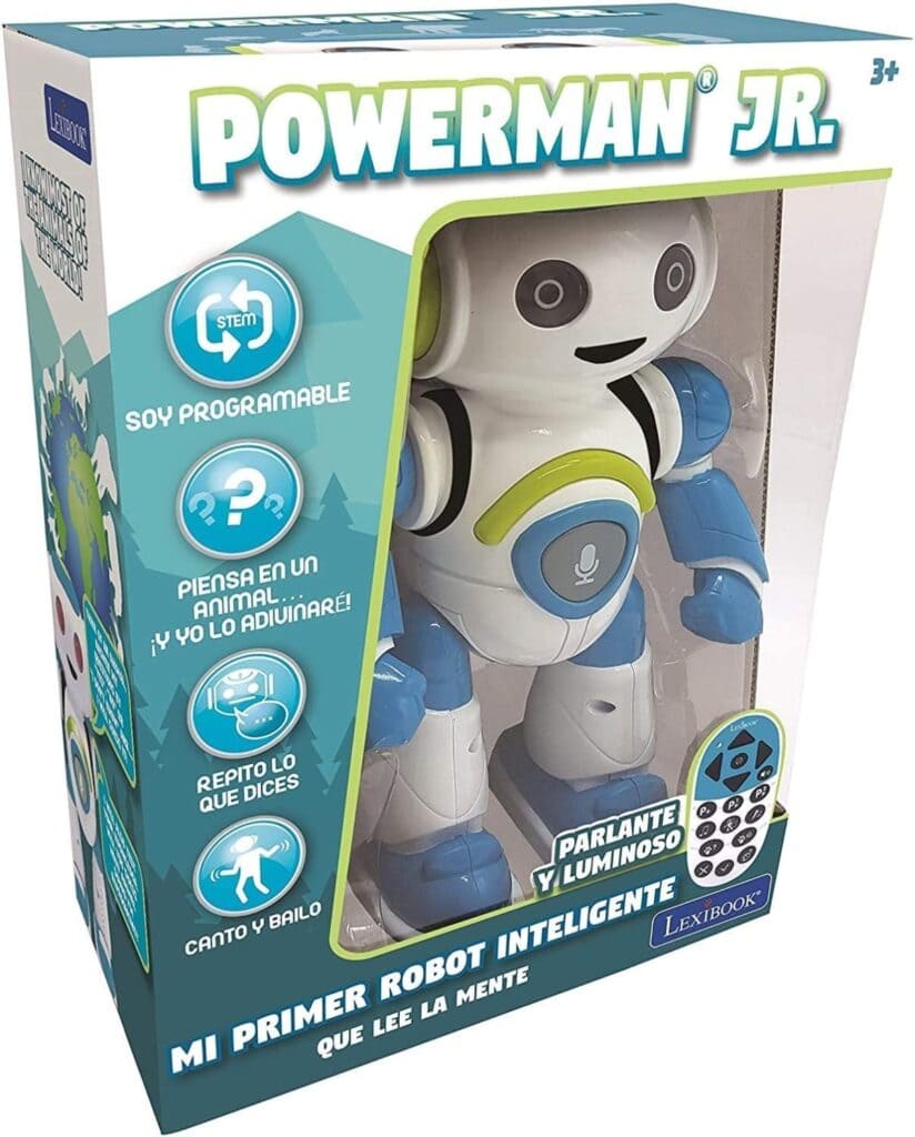 LEXIBOOK Robot Inteligente Powerman Junior Educativo e Interactivo