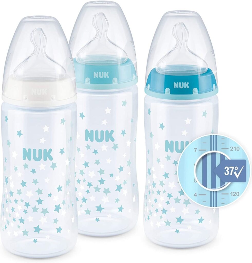 NUK First Choice+ set de biberones | 3 biberones con control de temperatura