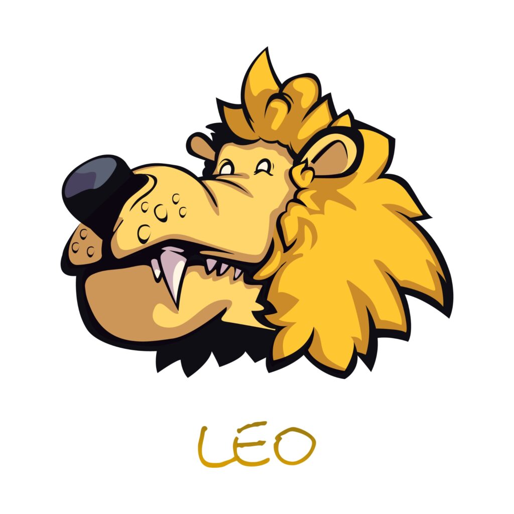 Dibujo de Leo (signos zodiaco)