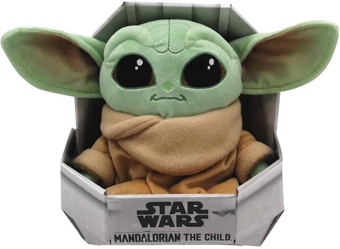 Simba Toys - Peluche Disney Baby Yoda de la Serie The Mandalorian de Star Wars