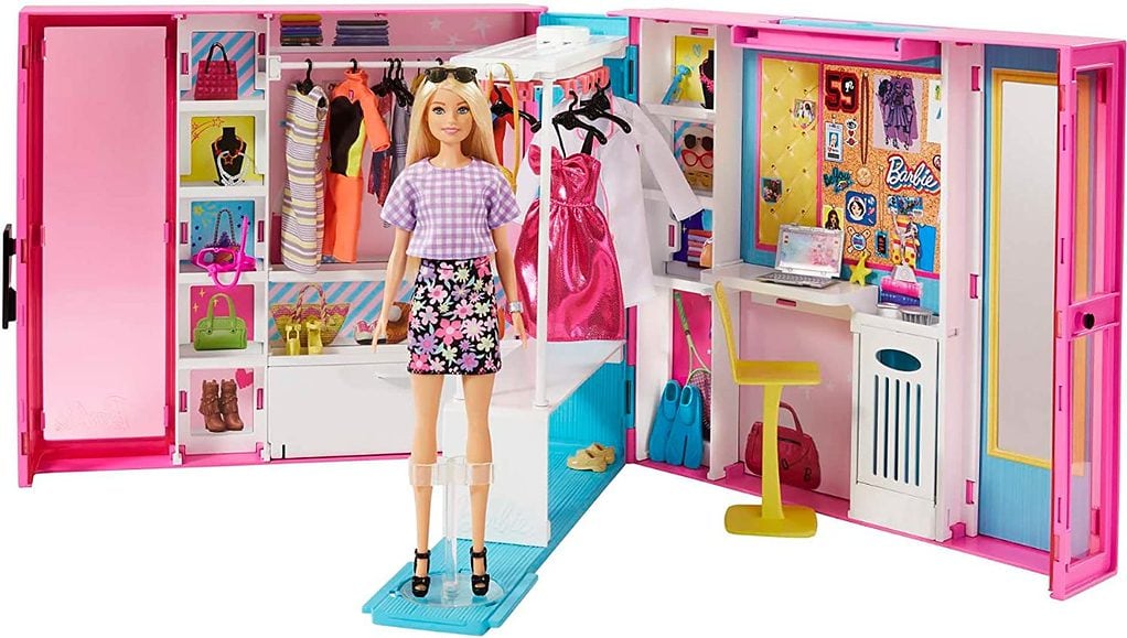 Barbie Muñeca y Dream Closet - Armario Ampliable