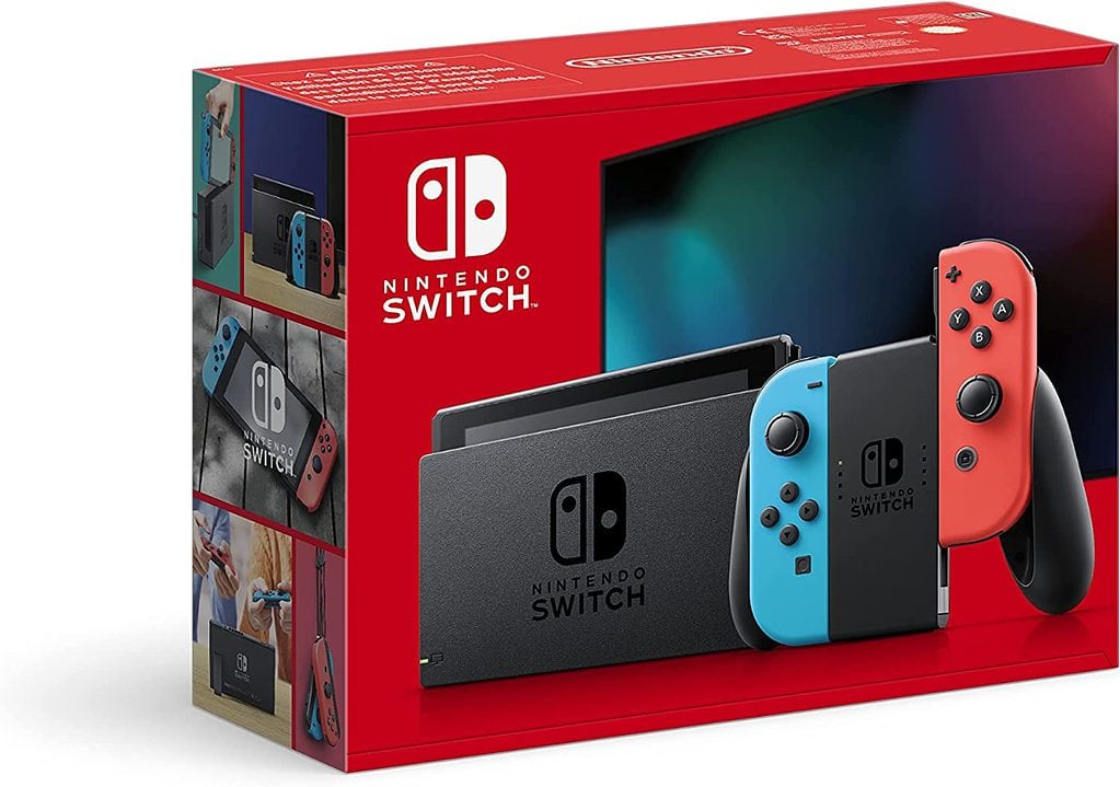 Consola Nintendo Switch - Color Azul Neón/Rojo Neón